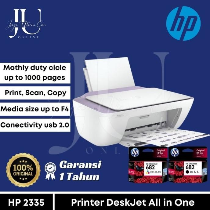 TERBARU - PRINTER HP 2335 ALL IN ONE SCANNER FOTOCOPY PRINT