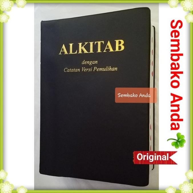 Sale | Alkitab Pl Pb Dengan Catatan Versi Pemulihan. Witness Lee. Ekonomis.