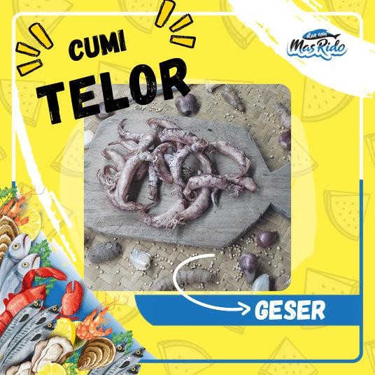 

Terlaris Cumi Asin Telor / Cumi Telor