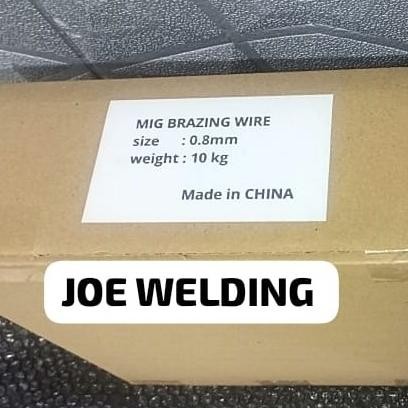 Kawat Las Mig Kuningan 0,8Mm X 10Kg/1Rol New Stok