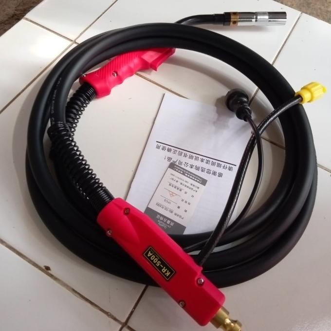Stang Las Co Panasonic 500A Panjang 4Mtr Las Mig New Stok