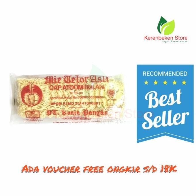 

Terlaris Mie Telor Asli Cap Atoom Bulan Per Bungkus 200Gr