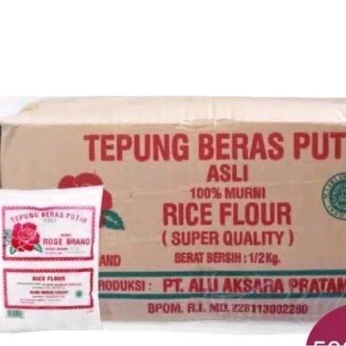 

Terlaris 2 Pcs Tepung Beras Kemasan Setengah Kg