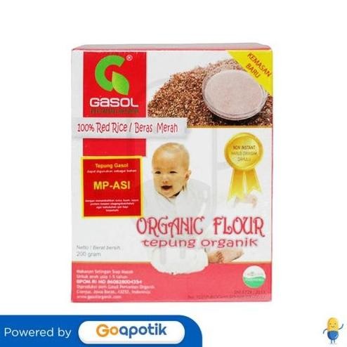

Terlaris Gasol Tepung Beras Merah 200 Gram Box