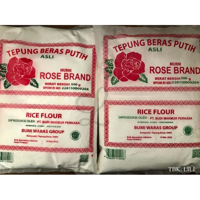

Terlaris Tepung Beras Rose Brand 500Gr