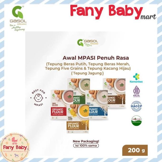 

Terlaris Gasol Tepung Beras 200Gr | Mpasi Makanan Bayi