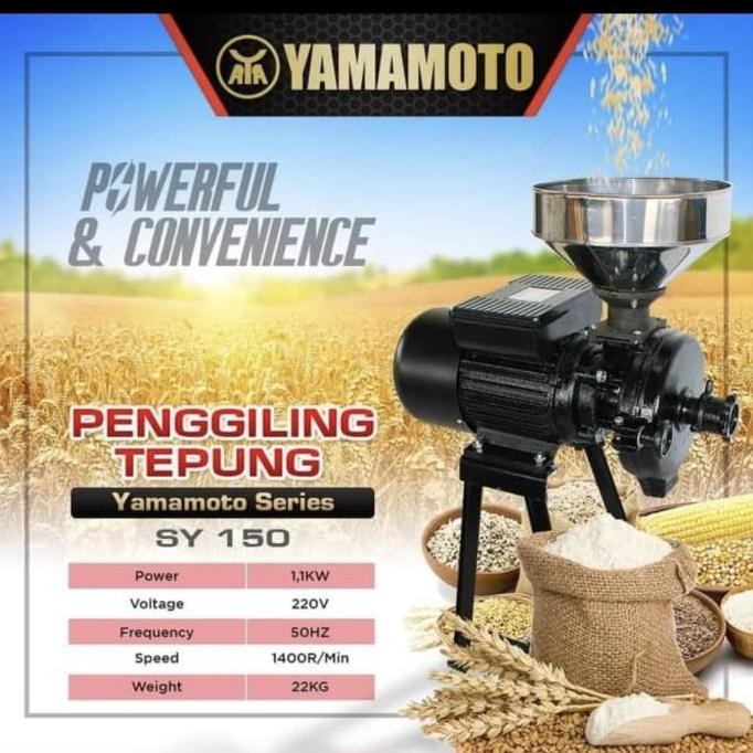 

Terlaris Sy 150 Mesin Giling Kopi Beras Tepung Coffe Grinder Yamamoto Sy150