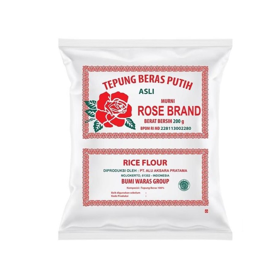 

Terlaris Rosebrand Tepung Beras 500 Gr (Per Pcs) - Tepung Beras, Kue