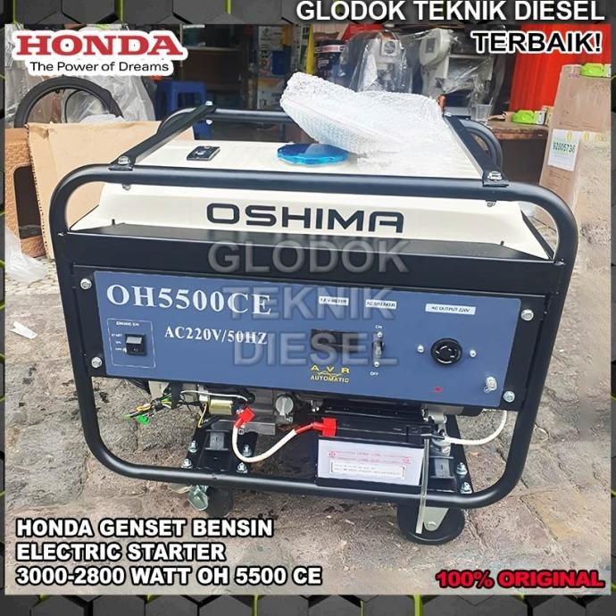 Honda Genset Generator Bensin 3000 2800 Watt Oh 5500 Ce Oh5500Ce Ori