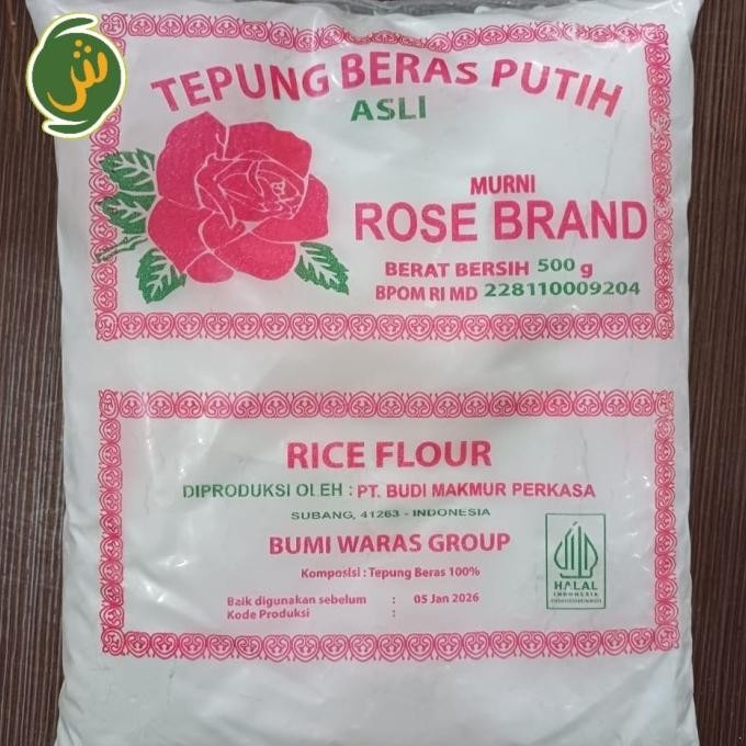 

Terlaris Tepung Beras Tepung Ketan Putih Rose Brand 500 Gram