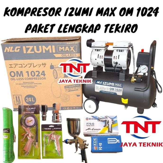 IZUMI 24 LITER OL 10-24 KOMPRESOR OILLESS IZUMI 1HP 24LITER OL 1024 KUN