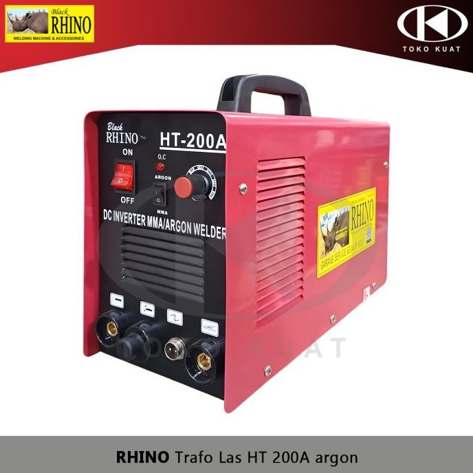 Mesin Trafo Las Rhino Las Listrik Argon Ht 200A Argon New Stok
