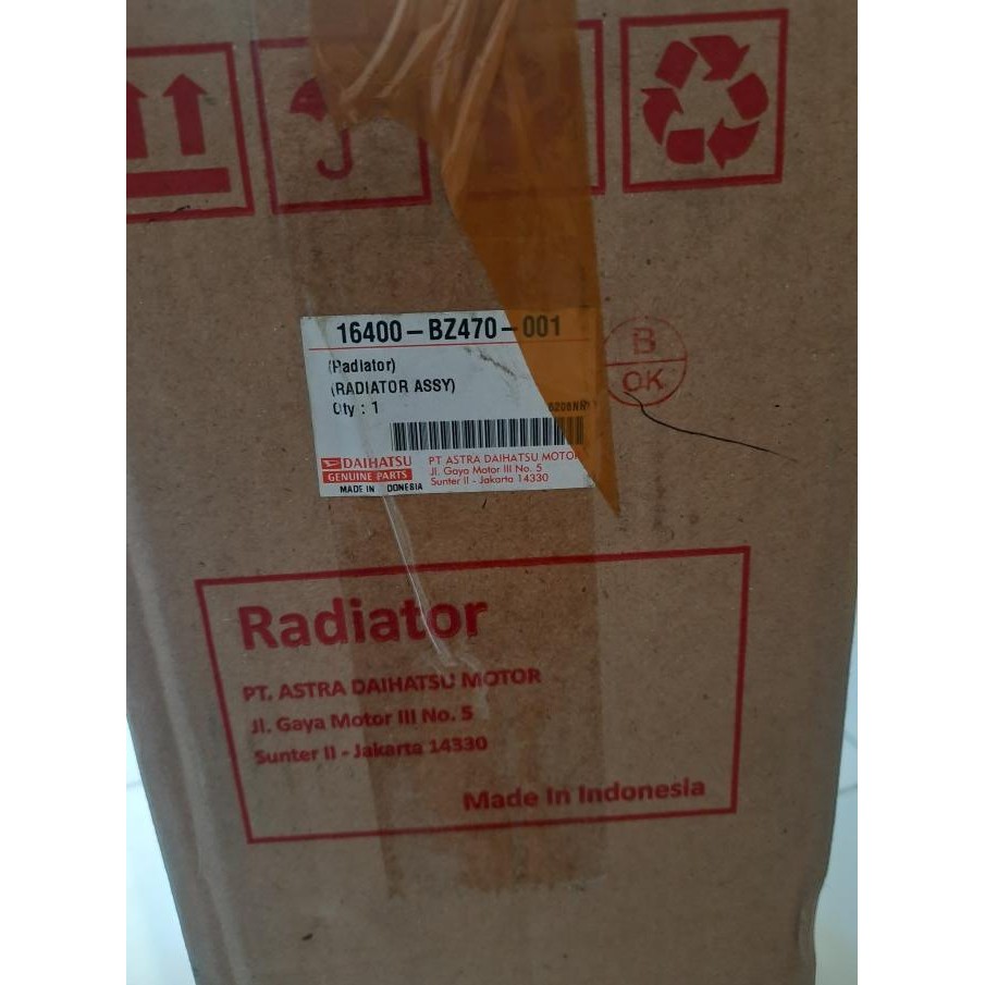 Radiator Avanza Xenia 2012 2013 2014 2015 Matic Original Termurah
