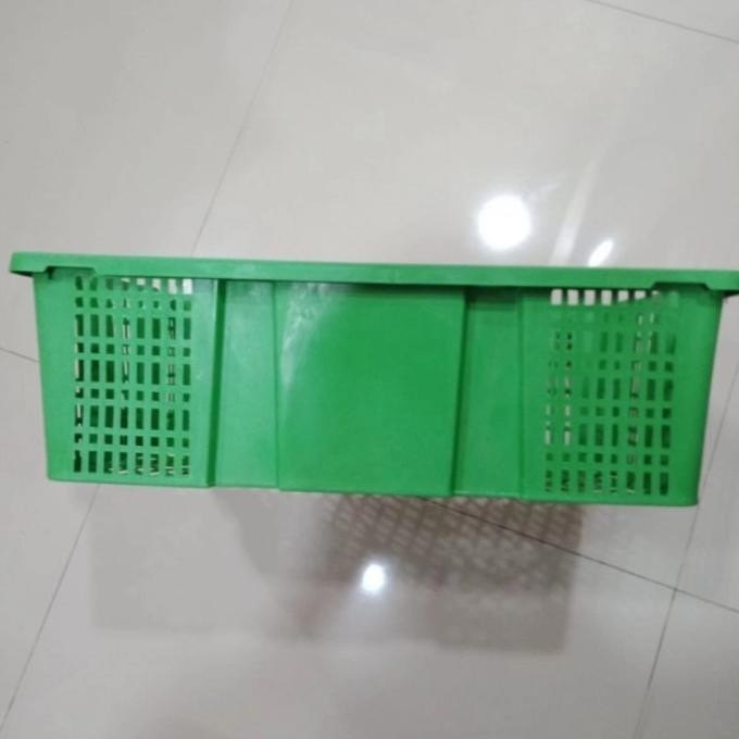Mega Sale Keranjang Tempat Buah Sayur Ada Tutup Plastik Baru Krat Plastik Keranjang Klengkeng Baru