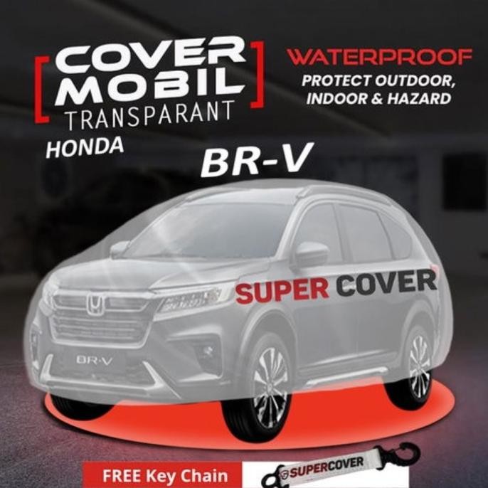 Cover mobil/Sarung mobil BRV plastik transparan super cover waterproof