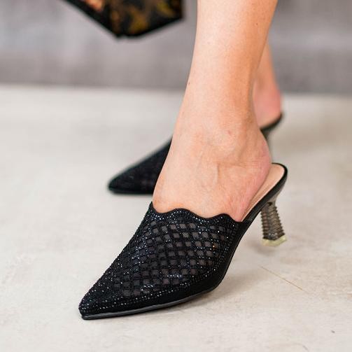 Best Pollux Aurora | Selop Heels | Heels Pesta | Heels Wanita - Wdq 9578