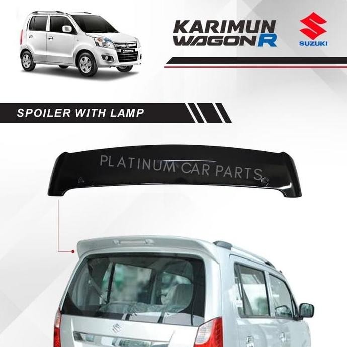 New SPOILER WAGON R DENGAN LAMPU / SPOILER WAGON R WITH LAMP