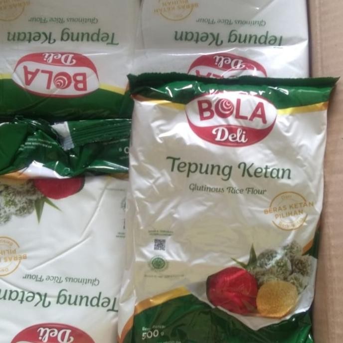 

Terlaris Tepung Beras Ketan Bola Deli 500 Gr X20 Pcs ( 1 Dus 10 Kg)