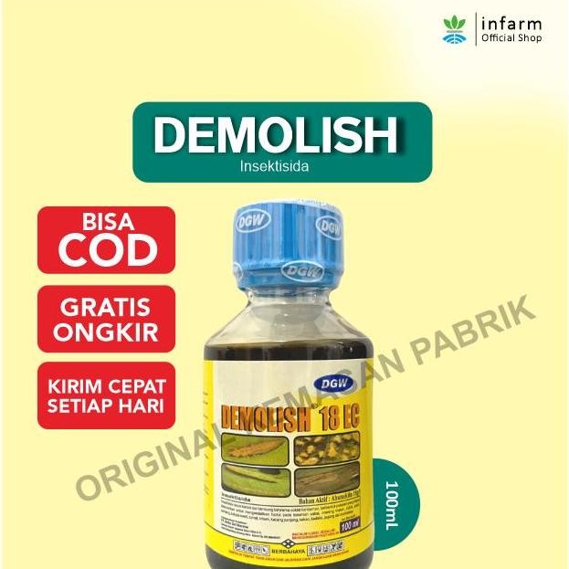 

Terlaris Infarm - Pestisida Demolish 100 Ml Zpt Insektisida Pembasmi Hama Tanaman Cabai Bawang Kubis Padi Kentang Tomat Sawit