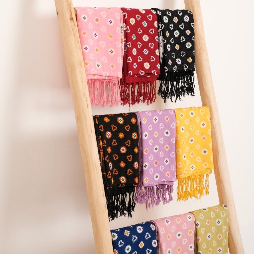 Selendang Batik Jumputan Pekalongan Meradelima Katun