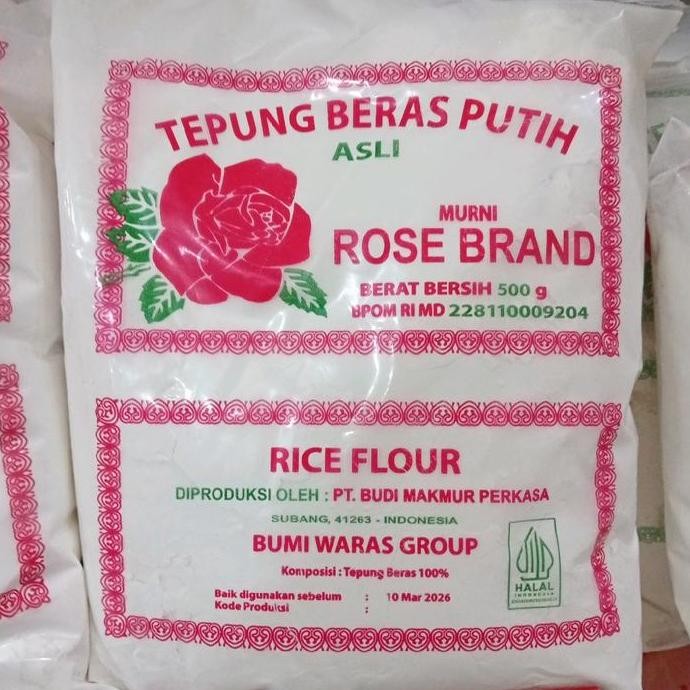 

Terlaris Tepung Beras Roseband 500Gram