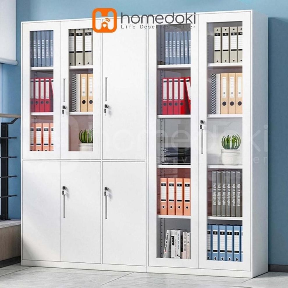 Lemari Arsip Besi / Lemari Arsip Sekolah / Lemari Arsip Kantor / Lemari arsip besi kaca