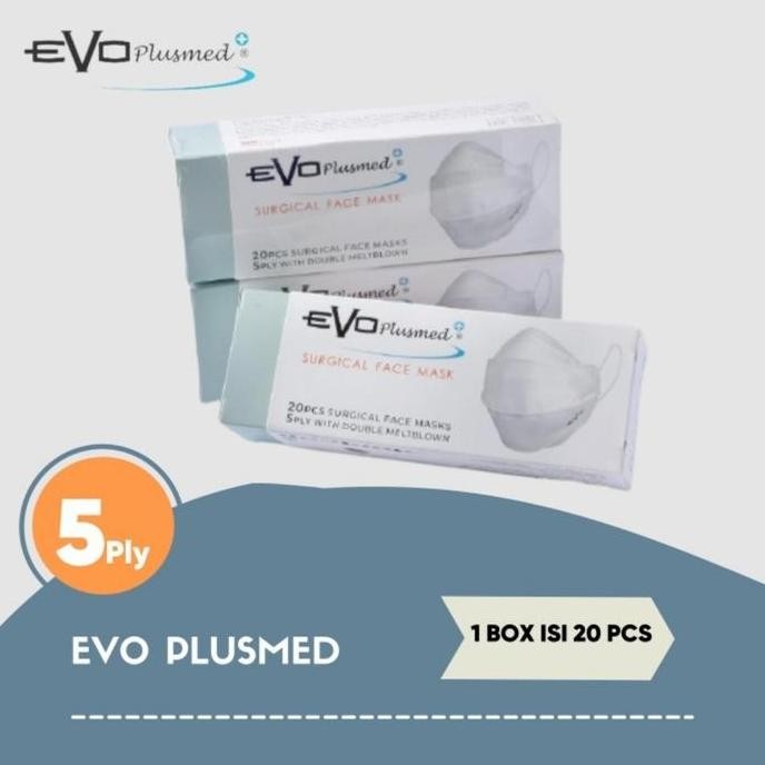masker evo plusmed box 5 ply termurah