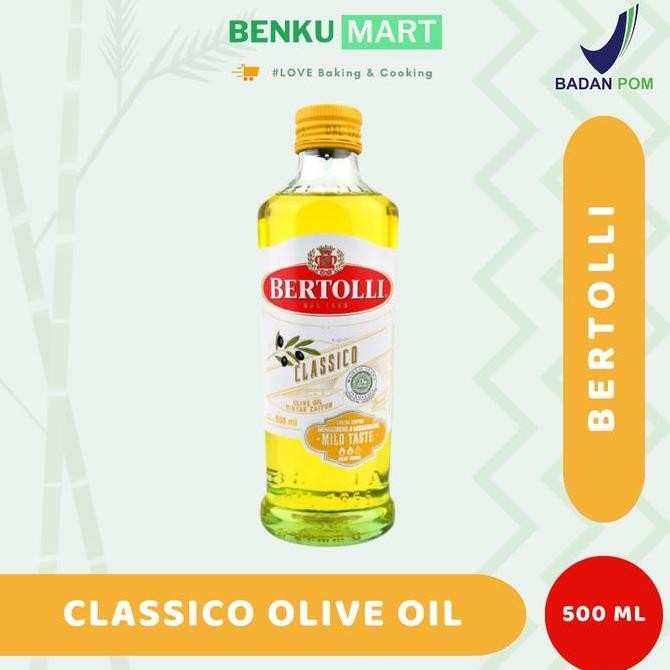 

EXP LAMA BERTOLLI CLASSICO OLIVE OIL 500ML | MINYAK ZAITUN