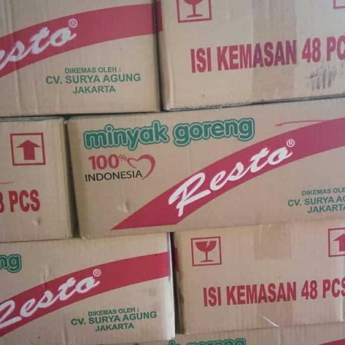 

EXP LAMA KHUSUS GRAB/GOJEK MINYAK GORENG RESTO 180ML / DUS (48 PCS)