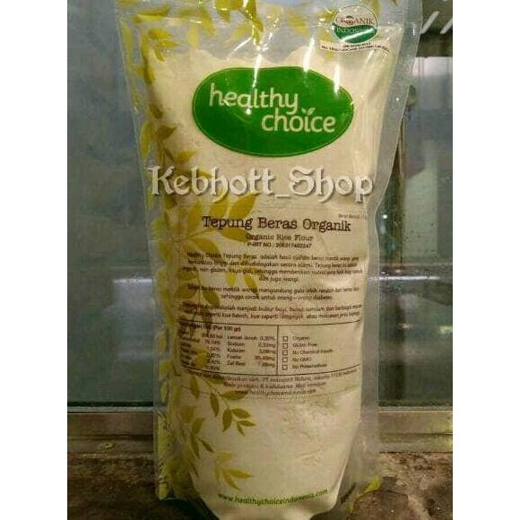 

Terlaris Healthy Choice Organic Rice Flour Tepung Beras Organik 1Kg