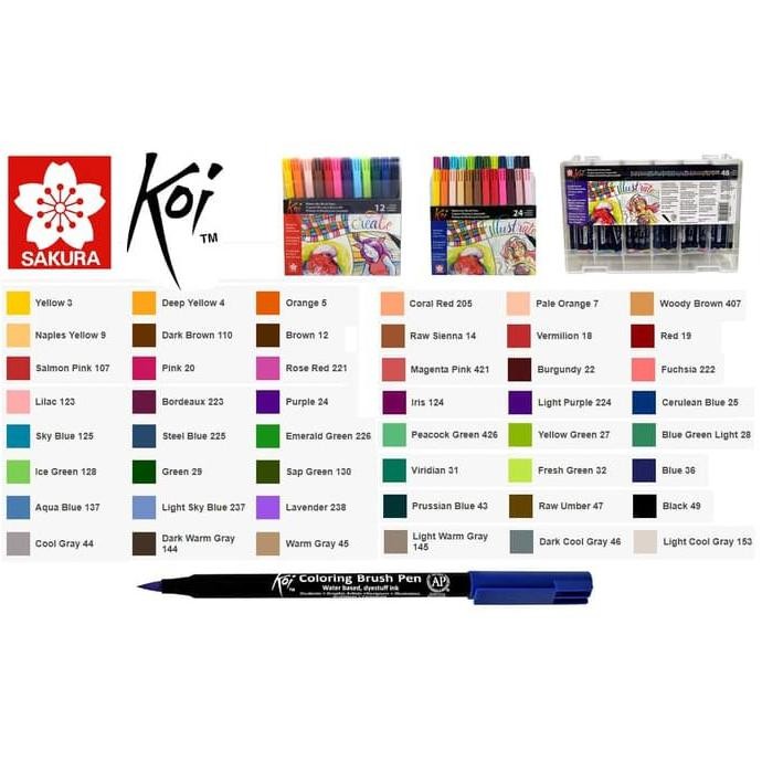 

Mega Sale rt-342 Sakura Koi Colouring Brush Pen Part 1 Terlaris Original