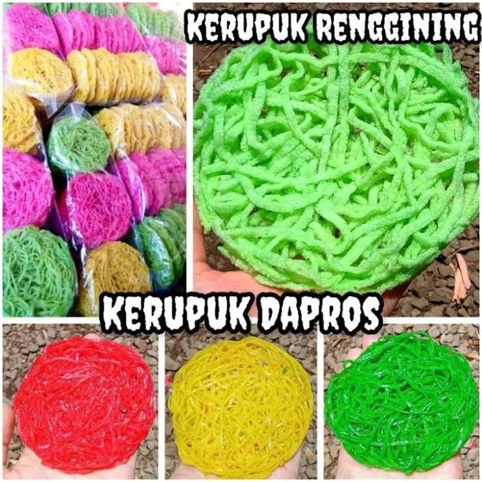 

Terlaris Kerupuk Rangining Mentah 20Pcs Rangining Bahan Tepung Beras Khas Jawabarat Krupuk Cemilan