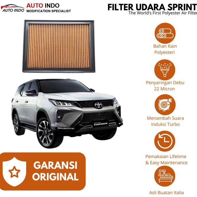 Filter Udara Sprint Filter P1076S Toyota Fortuner VRZ SRZ 100% Ori