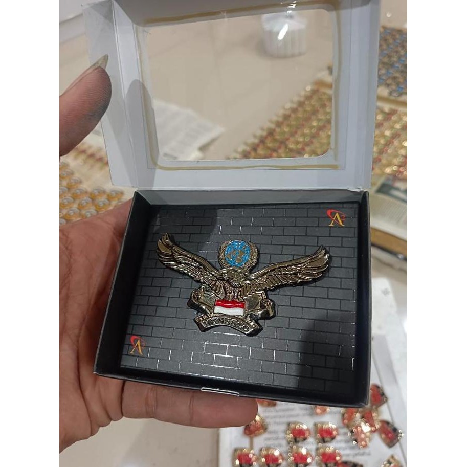 super exclusive brevet wing pin pdh monusco garuda un hitam murah
