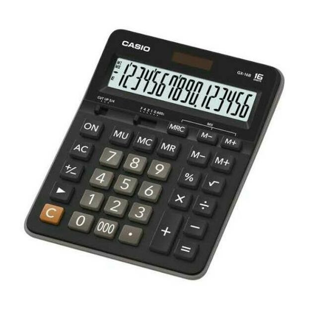 

gh-56 FE24 Casio Gx-16B - Kalkulator Meja 16 Digit / Desktop Calculator GX16B Berkualitas Premium