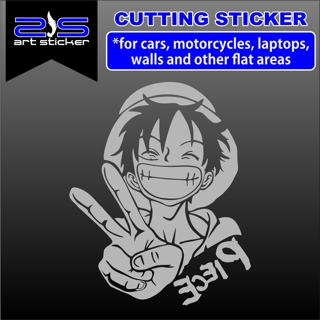 

Get2pcs One Piece Luffy Peace Finger Abu Kiri Garskin Casing Motif Dan Bisa Custom Bayar Ditempat