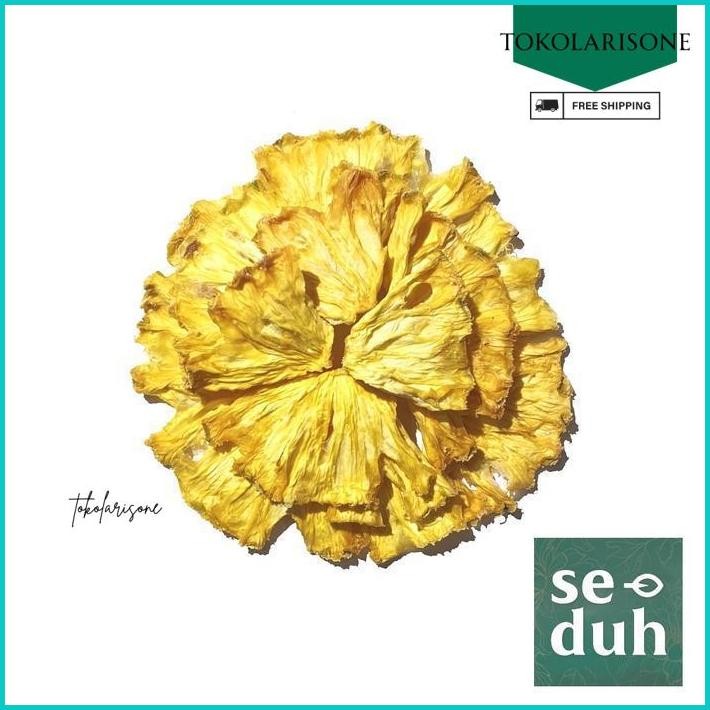 

BUAH NANAS KERING / DEHYDRATED PINEAPPLE DRIED FRUIT 15 GRAM