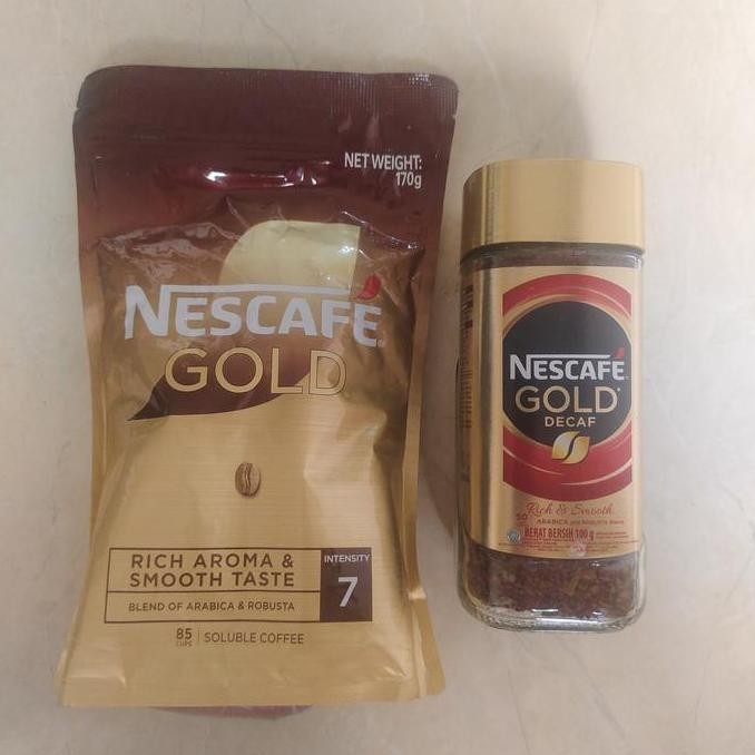 

ready stock nescafe gold refill 170 gr decaffeinated 100 gr
