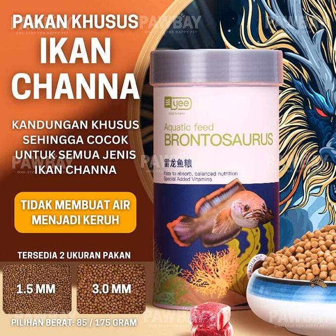 Terlaris Pelet Pakan Ikan Channa Premium / Ikan Channa/ Makanan Ikan Channa