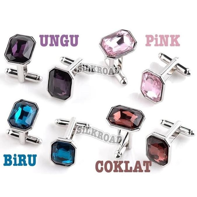 manset cuff link cufflink kemeja dasi square kotak murah