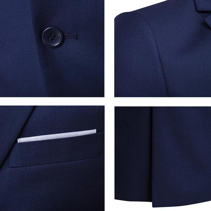 3 In 1 Set Jas Pria Tuxedo Pria Setelan Jas Pria Formal murah