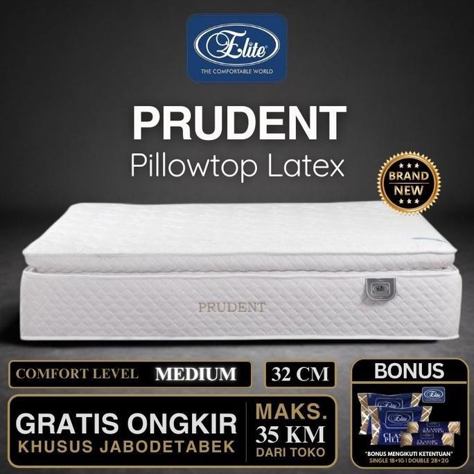 ready Kasur Springbed Elite Prudent Ukuran 160 x 200 / 180 x 200 / 120 X 200 - Furniture