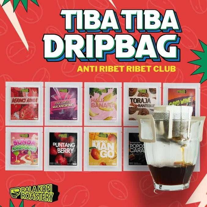 

ready stock Tiba Tiba Coffee Drip Bag | Kopi Drip Bag 12g