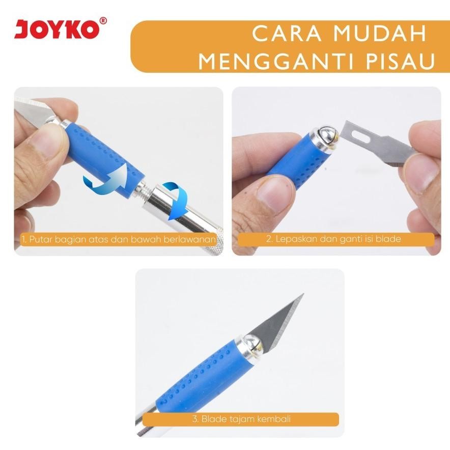 

ghs-55 DWL-49 JOYKO ART KNIFE CU-502 CRAFT PEN CUTTER ALAT POTONG KERAJINAN TANGAN Berkualitas Viral