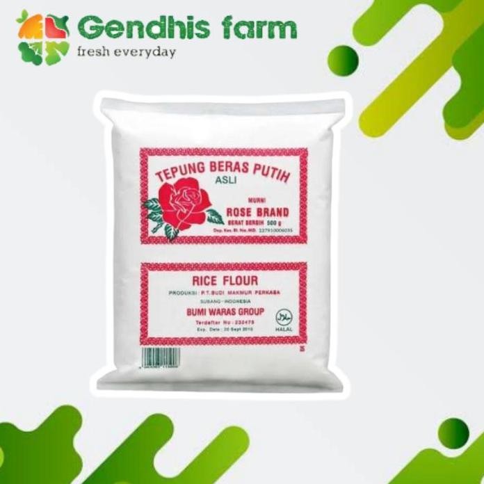 

Terlaris Tepung Beras Rose Brand (500 G)