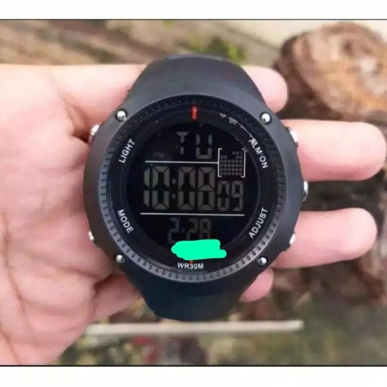 Jam Tangan Pria Digital Outlander Full Black