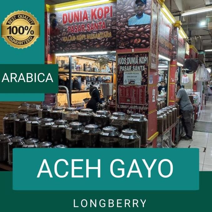 

ready stock Kopi Arabika Aceh Gayo Longberry 250 gram