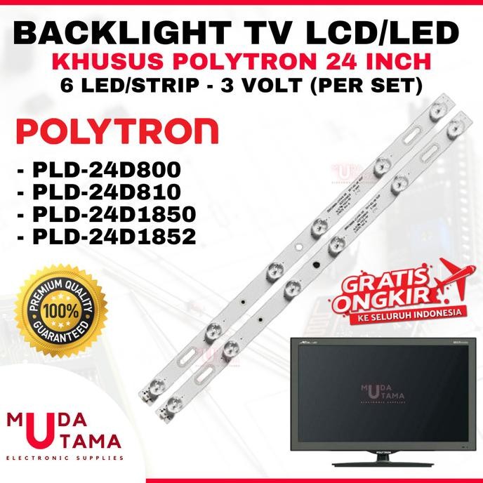 HARGA DISC - BACKLIGHT TV POLYTRON 24 INCH - PLD24D800 PLD24D810 PLD24D1850 PLD24D1852 - BACKLIGHT T