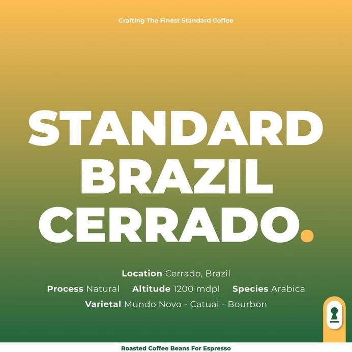 

ready stock Premium Kopi Arabica Espresso | Brazil Cerrado 1 kg | Freshroasted