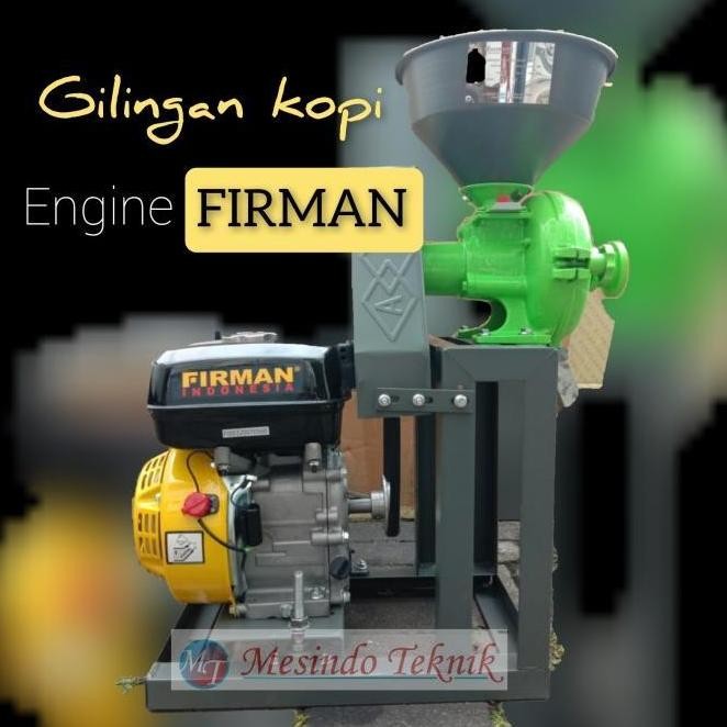 

Terlaris Mesin Giling Kopi Tepung Beras + Engine Firman 6.5Pk Promo
